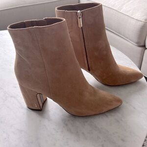 Sam Edelman Tan suede ankle boots